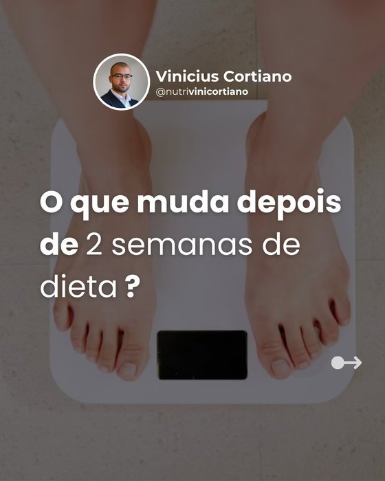Post no Instagram: peso inicial não é emagrecimento real